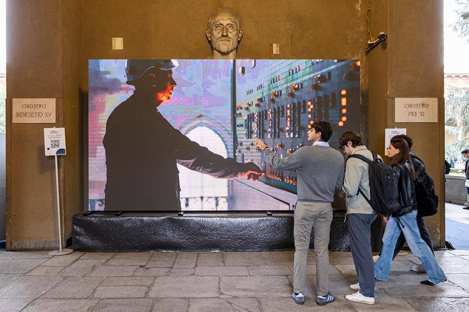 studenti nei chiostri